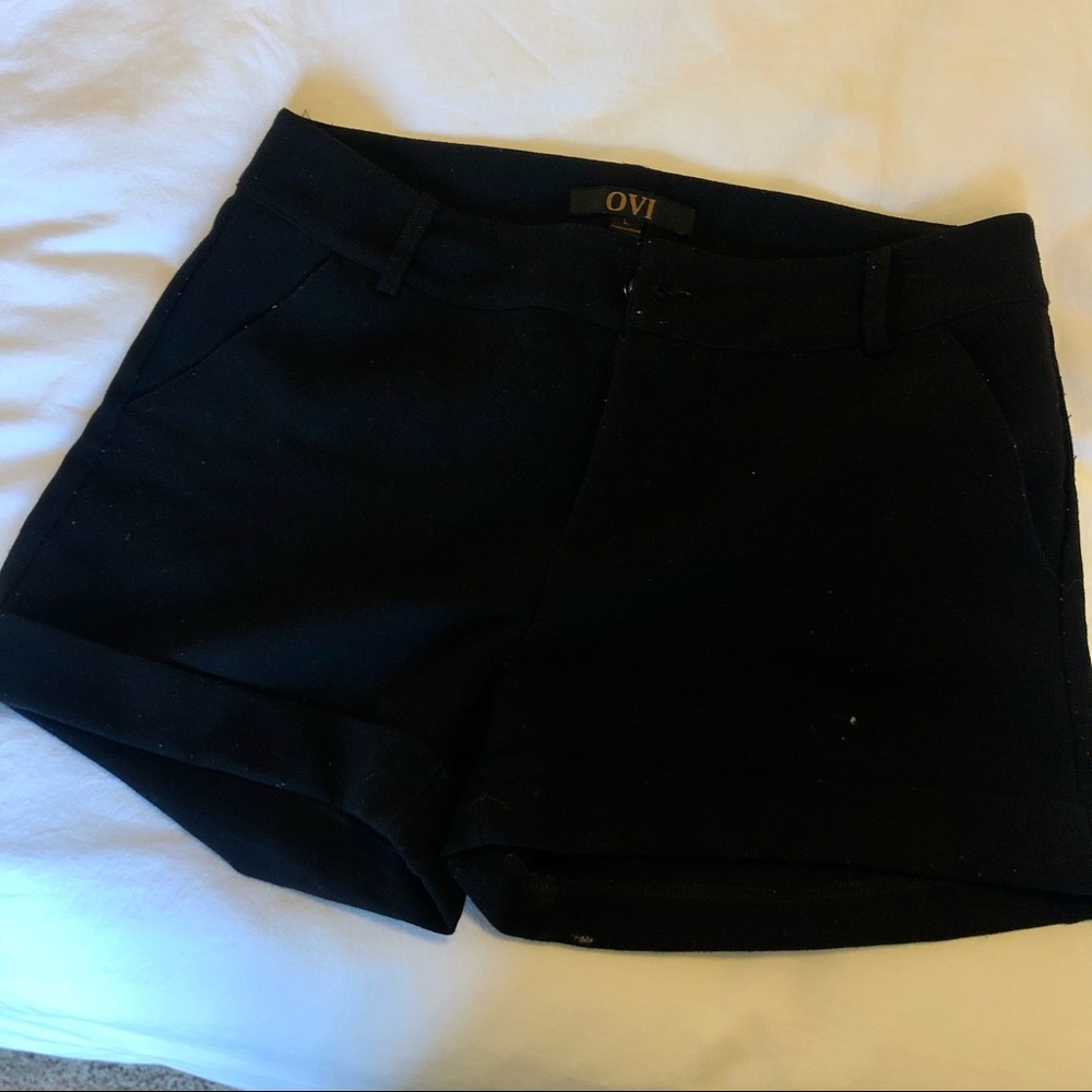 OVI Shorts; Black